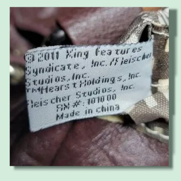 NWOT Betty Boop Shoulder Bag Tote Vegan Leather Rhinestones - Picture 11 of 13